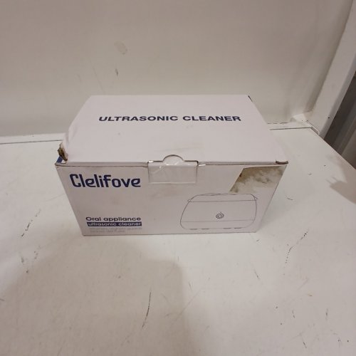CLELIFOVE ULTRASONIC ORAL APPLIANCE CLEANER - WHITE (MODEL: SC-194) image 4