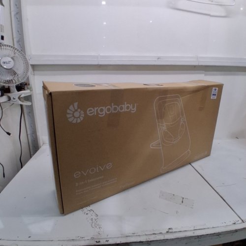 ERGOBABY EVOLVE 3 IN 1 ADJUSTABLE BOUNCER FOR NEWBORNS TO TODDLERS UP TO 20LBS - ONYX BLACK - (MODEL: EVLBNCONYXNA) image 5