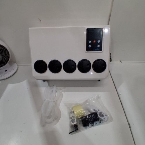 1200BTU DC PARKING AIR CONDITIONER FOR TRUCK, RV, FORKLIFT, CONSTRUCTION VEHICLE, CRANE, EXCAVATOR, VAN - INSIDE UNIT ONLY - WHITE image 2