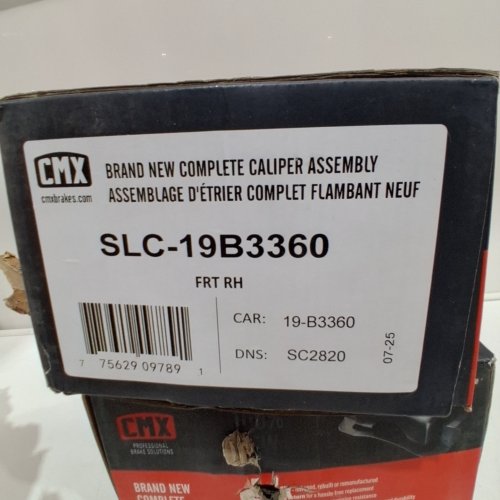 CMX DISC BRAKE CALIPER REPLACEMENT ASSEMBLY FOR VARIOUS BMW MODELS (MODEL: SLC-19B3360) image 3