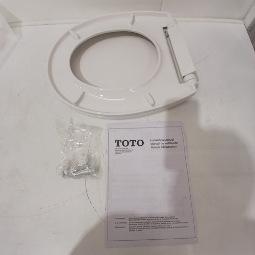 TOTO SOFTCLOSE ROUND TOILET SEAT - COTTON WHITE (MODEL: SS113#01) image 3