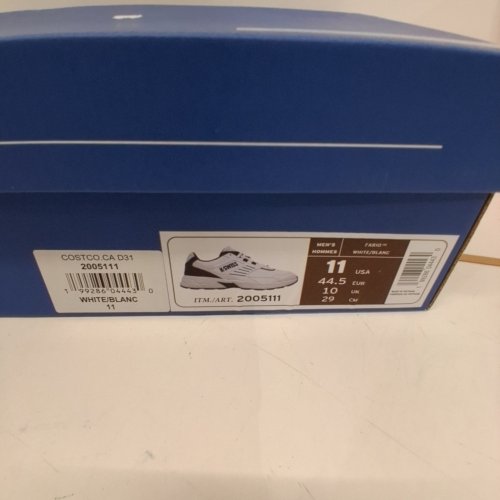 MEN'S K-SWISS RUNNING SNEAKERS - SIZE 11 - WHITE / NAVY (ITEM: 2005111) image 2