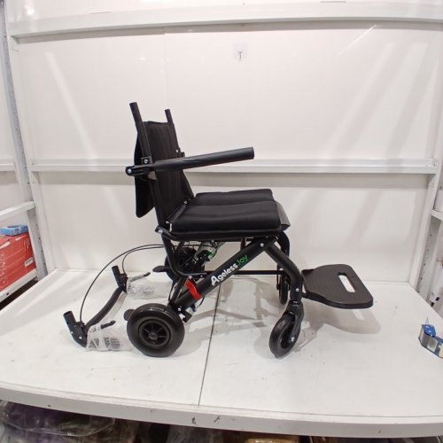 AGELESS JOY LIGHTWEIGHT FOLDING WHEELCHAIR - 220 LBS MAX - BLACK (MODEL: AJWC2501B) image 3