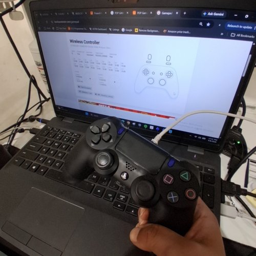 PS4 DUALSHOCK 4 CONTROLLER - PLAYSTATION 4 JET BLACK EDITION image 2