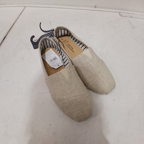 WOMEN'S TIME AND TRU CANVAS SLIP-ON SHOES - SIZE 8 - BEIGE (STYLE: 22HARMONYM26) image 3