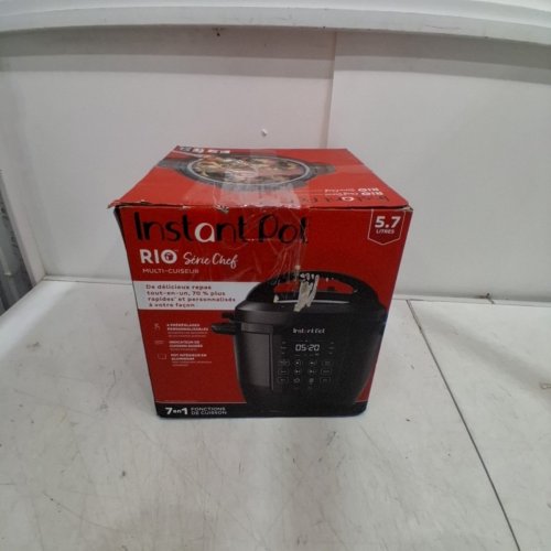INSTANT POT RIO 7-IN-1 ELECTRIC MULTI-COOKER - 6QT - BLACK (MODEL: DUPC601BK) image 6
