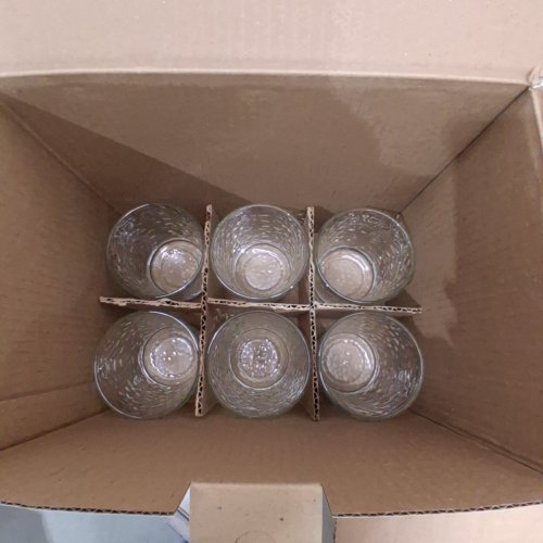 12PK LIBBEY CRINKLE GLASSWARE SET - 16.2 OZ/13 OZ - CLEAR (MODEL: 917CD) image 3