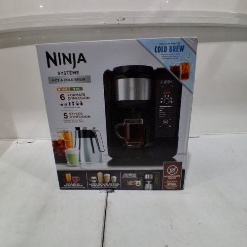 SHARK NINJA HOT & COLD BREWING SYSTEM TEA/COFFEE MAKER WITH X6 BREW SIZES & X5 BREW STYLES - BLACK (MODEL: CP301) image 8
