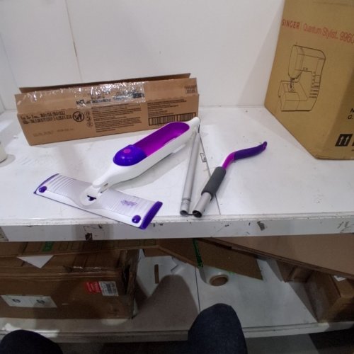 SWIFFER POWER MOP MULTI-SURFACE FLOOR CLEANING - WHITE/PURPLE image 2
