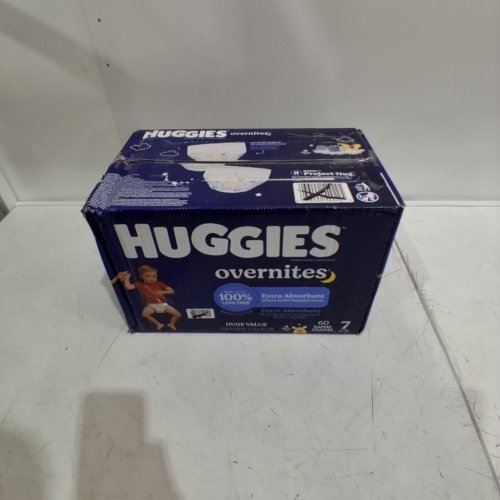 60PK HUGGIES OVERNITES DISPOSABLE DIAPERS - SIZE 7 - WINNIE THE POOH image 2