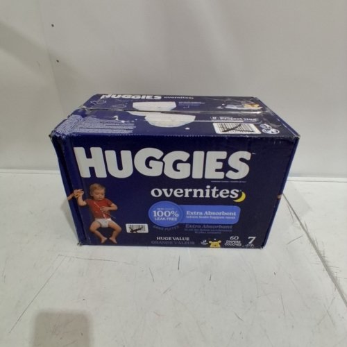 60PK HUGGIES OVERNITES DISPOSABLE DIAPERS - SIZE 7 - WINNIE THE POOH image 4
