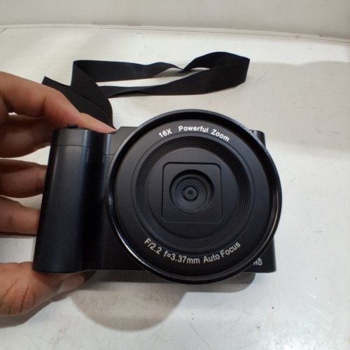 4K 64MP DIGITAL CAMERA WITH FLASH & 16X ZOOM - 2.8" DISPLAY - BLACK (MODEL: DC218) image 5