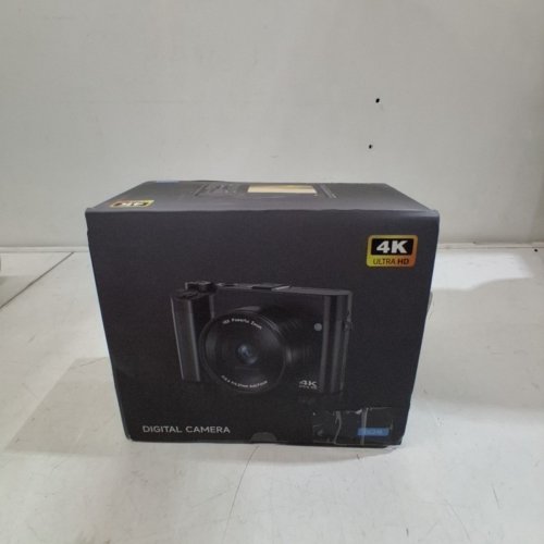 4K 64MP DIGITAL CAMERA WITH FLASH & 16X ZOOM - 2.8" DISPLAY - BLACK (MODEL: DC218) image 13