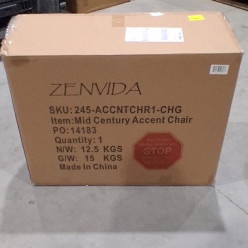 ZENVIDA MID CENTURY ACCENT CHAIR -23" - GREEN image 6