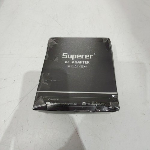 SUPERER LAPTOP CHARGER FOR ASUS VIVOBOOK ZENBOOK, CHROMEBOOK - 65W - BLACK image 2