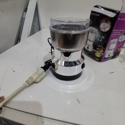 MULTIFUNCTION STAINLESS STEEL ELECTRIC GRINDER 50GRAM image 2