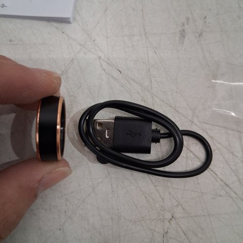 SMART HEALTH TRACKER RING - SIZE 10 - BLACK (MODEL: L08) image 3