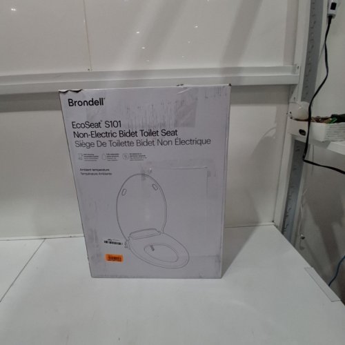 BRONDELL ECOSEAT S101 NON-ELECTRIC SLOW-CLOSE BIDET TOILET SEAT - ROUND - WHITE (MODEL: CANS101 EW) image 4