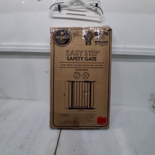 REGALO EASY STEP SAFETY GATE - 29"- 38.5" - WHITE (MODEL: 1160-DS) image 4