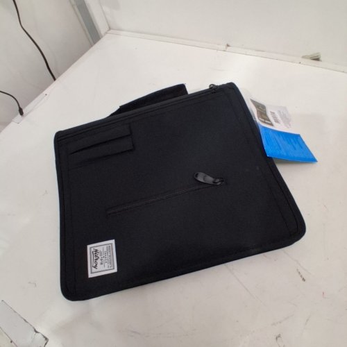 HILROY DOUBLE BOOSTER D-RING ZIPPER BINDER WITH MULTIPLE POCKETS & PEN HOLDERS - 2" - BLACK (MODEL: 4304982) image 2