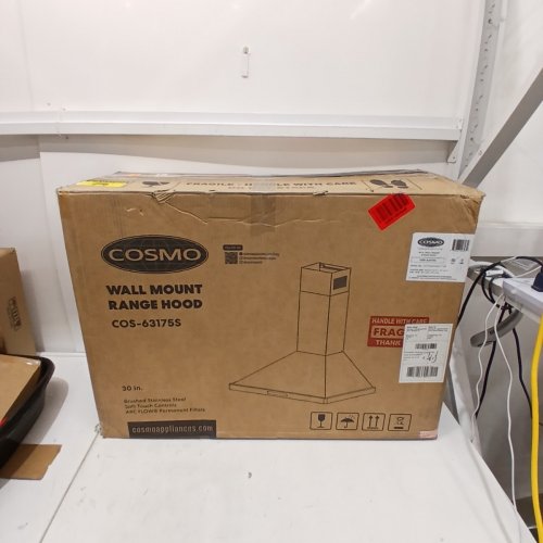 COSMO 30" WALL MOUNTED RANGE HOOD WITH SOFT TOUCH CONTROLS AND LED LIGHTING (MODEL: COS-63175S) image 5