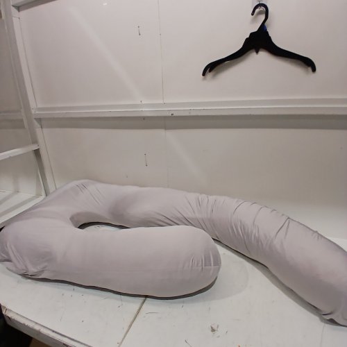 U-SHAPED PREGNANCY PILLOW FOR SLEEPING - 52" - LIGHT PURPLE image 2