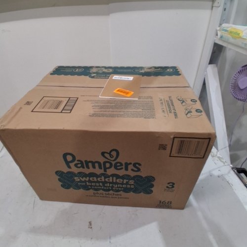 168PK PAMPERS SWADDLERS DISPOSABLE DIAPERS - SIZE 3 (16-28LBS) image 2