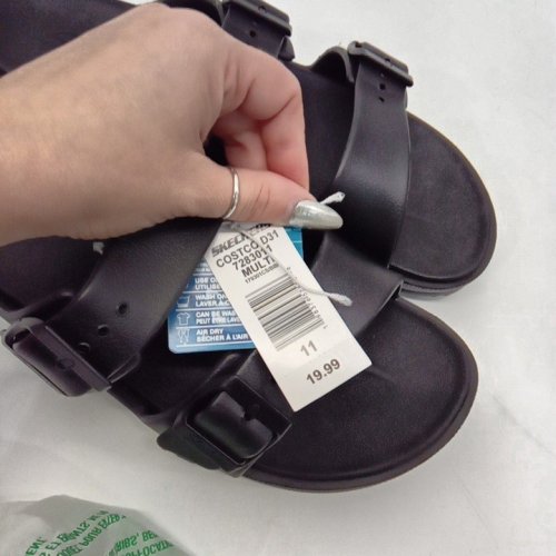 WOMEN'S SKECHERS ARCH FIT SANDALS - 11 - BLACK - (STYLE: 7283006) image 4