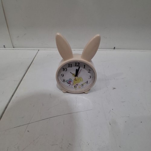 BUNNY EAR ANALOG ALARM CLOCK - BEIGE (MODEL: SM064) image 4