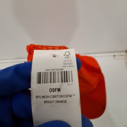 BPS MESH TRUCKER CAP - YOUTH OSFM - BRIGHT ORANGE image 2