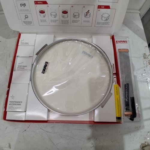 EVANS UV1 SNARE DRUM TUNE-UP KIT - 14" - WHITE (MODEL: ESTUK-14UV1-1) image 3