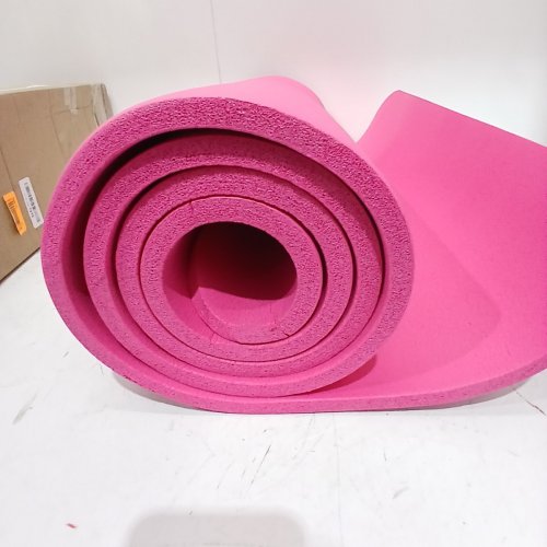 AMAZON BASICS EXTRA THICK YOGA MAT - 74" X 24" X 0.5" - PINK image 2