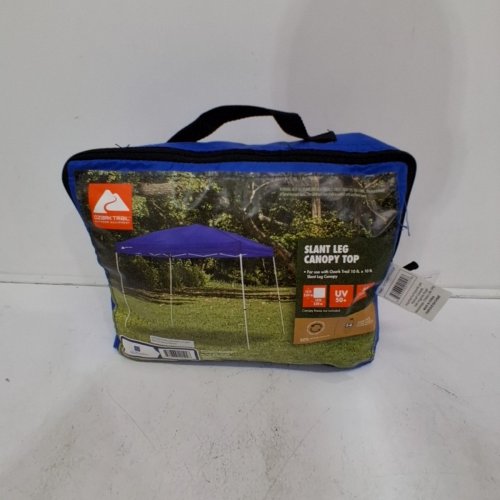 OZARK TRAILS SLANT LEG CANOPY TOP - 10FT X 10FT - UV50 - BLUE (MODEL: WMC-101098PT) image 5