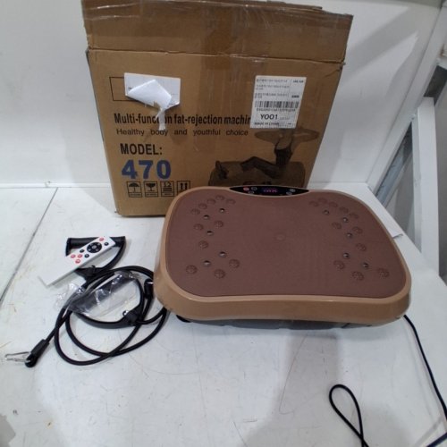 YOKELE FULL BODY WORKOUT FAT REJECTION MACHINE/VIBRATION PLATE WITH REMOTE CONTROL - ROSE GOLD (MODEL: 470) image 3