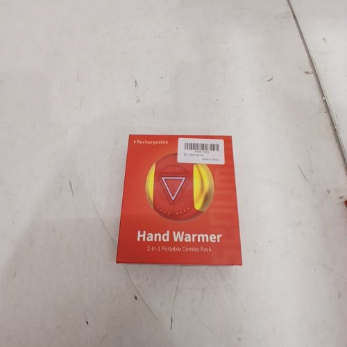 RECHARGEABLE PORTABLE HAND WARMER - 5200 MAH - RED / YELLOW (MODEL: BL-NSB01) image 3