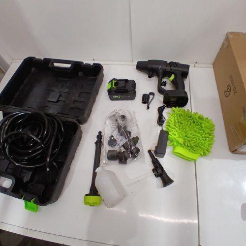 YKYI 6-IN-1 CORDLESS PRESSURE WASHER - 3GPM 1200PSI - BLACK/GREEN image 3