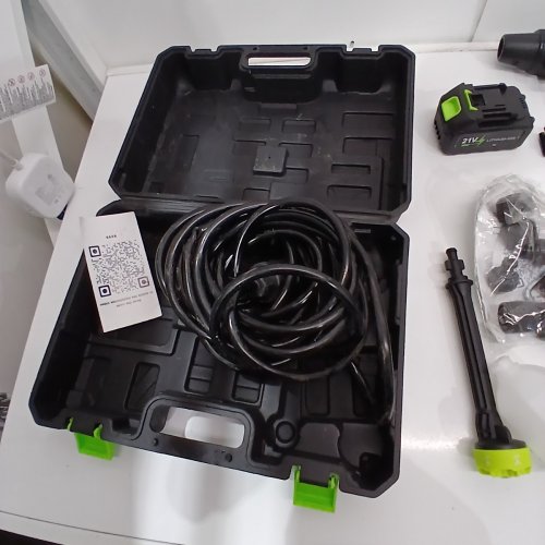 YKYI 6-IN-1 CORDLESS PRESSURE WASHER - 3GPM 1200PSI - BLACK/GREEN image 5