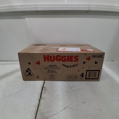 186PK HUGGIES SNUG AND DRY DIAPERS - SIZE 4 image 2