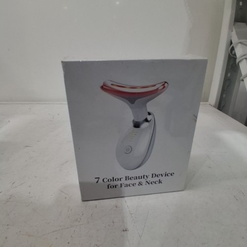 7 COLOR LED FACIAL MASSAGER WAND - RED LIGHT THERAPY - RED image 2