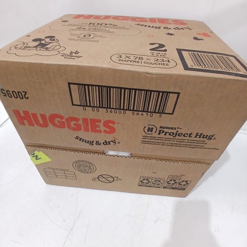 234PK MICKEY MOUSE HUGGIES SNUG AND DRY BABY DIAPERS - SIZE 2 (12-18LBS) image 3