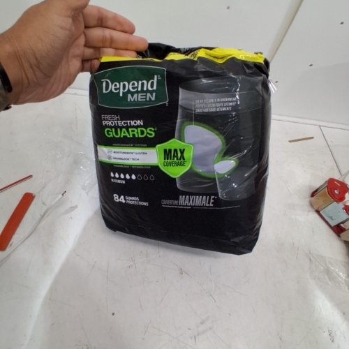 84PK MEN'S DEPEND FRESH PROTECTION INCONTINENCE GUARDS BLADDER CONTROL PADS image 4