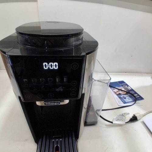 DELONGHI TRUEBREW HOT OR ICED SINGLE SERVE COFFEE MAKER WITH BUILT-IN GRINDER - BLACK/STAINLESS STEEL (MODEL: CAM51025MB) image 2