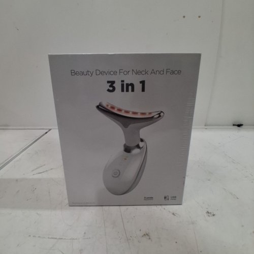 VAFEE RECHARGEABLE 3-IN-1 FACIAL MASSAGER FOR NECK AND FACE - WHITE (MODEL: VA-01) image 3