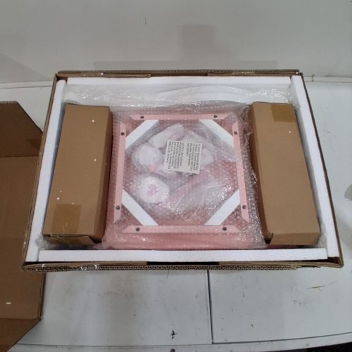 15PC OOOK KIDS TABLE AND CHAIR VANITY SET WITH STORAGE DRAWER AND MIRROR - PINK (MODEL: BC462) image 2