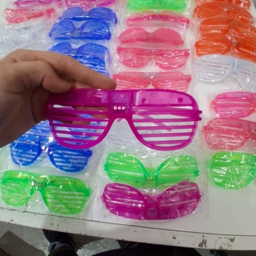50PK UNISEX LED LIGHT UP GLASSES - PARTY FAVORS - MULTI COLOUR image 2