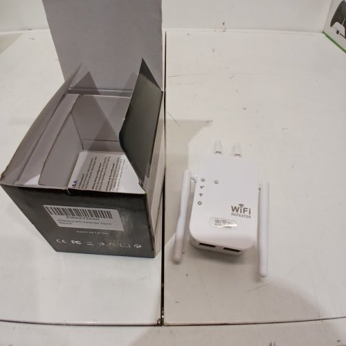 OASLAS 1200MBPS WIFI EXTENDER SIGNAL BOOSTER FOR HOME, DUAL BAND 2.4GHZ & 5GHZ, WIFI REPEATER - WHITE image 2