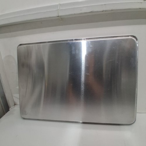 SAGETRA ALUMINUM 18 GAUGE BUN PAN - 18" X 26", SILVER image 3