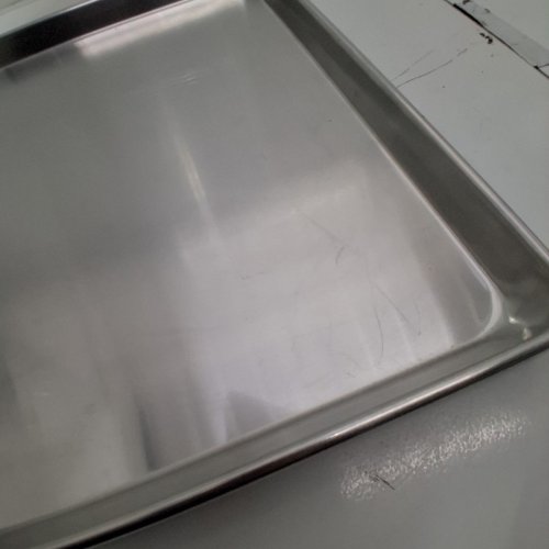 SAGETRA ALUMINUM 18 GAUGE BUN PAN - 18" X 26", SILVER image 4