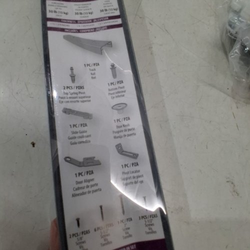 ONWARD BIFOLD DOOR TRACK HARDWARE KIT, 24" - WHITE - (MODEL: 14012W-BC) image 5