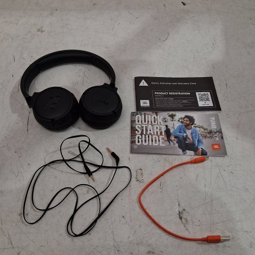 JBL TUNE 670NC BLUETOOTH WIRELESS HEADPHONES WITH ADAPTIVE NOISE CANCELLING AND HANDS-FREE CALLS - BLACK (MODEL: JBLT670NCBLUAM) image 3